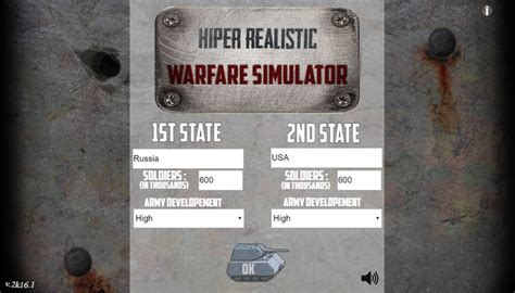 Warfare Simulator [Customizable battles between countries].